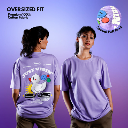 Oversized DUCK Graphic T-Shirt